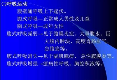 腹部体格检查