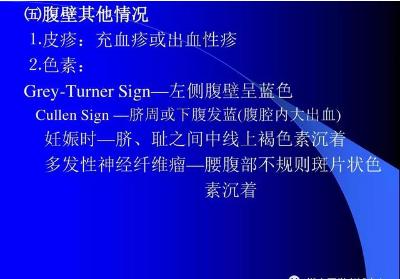 腹部体格检查